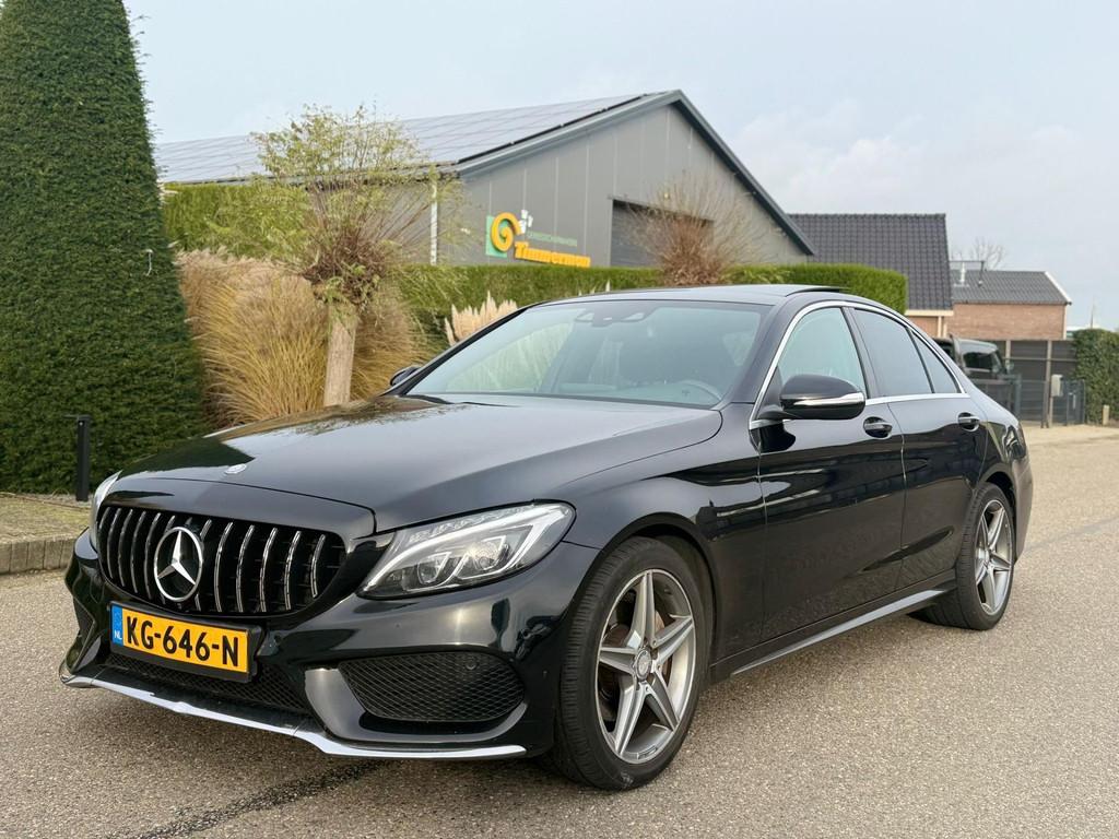 Mercedes-Benz C-klasse 200 CDI Prestige AMG Pakket Pano/Burm, Auto's, 1385 kg, Gebruikt, Euro 6, 4 cilinders
