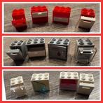 lego2x brievenbus 2x kast met la/deur in 3 kleuren(zie foto, Ophalen of Verzenden, Zo goed als nieuw, Losse stenen, Lego