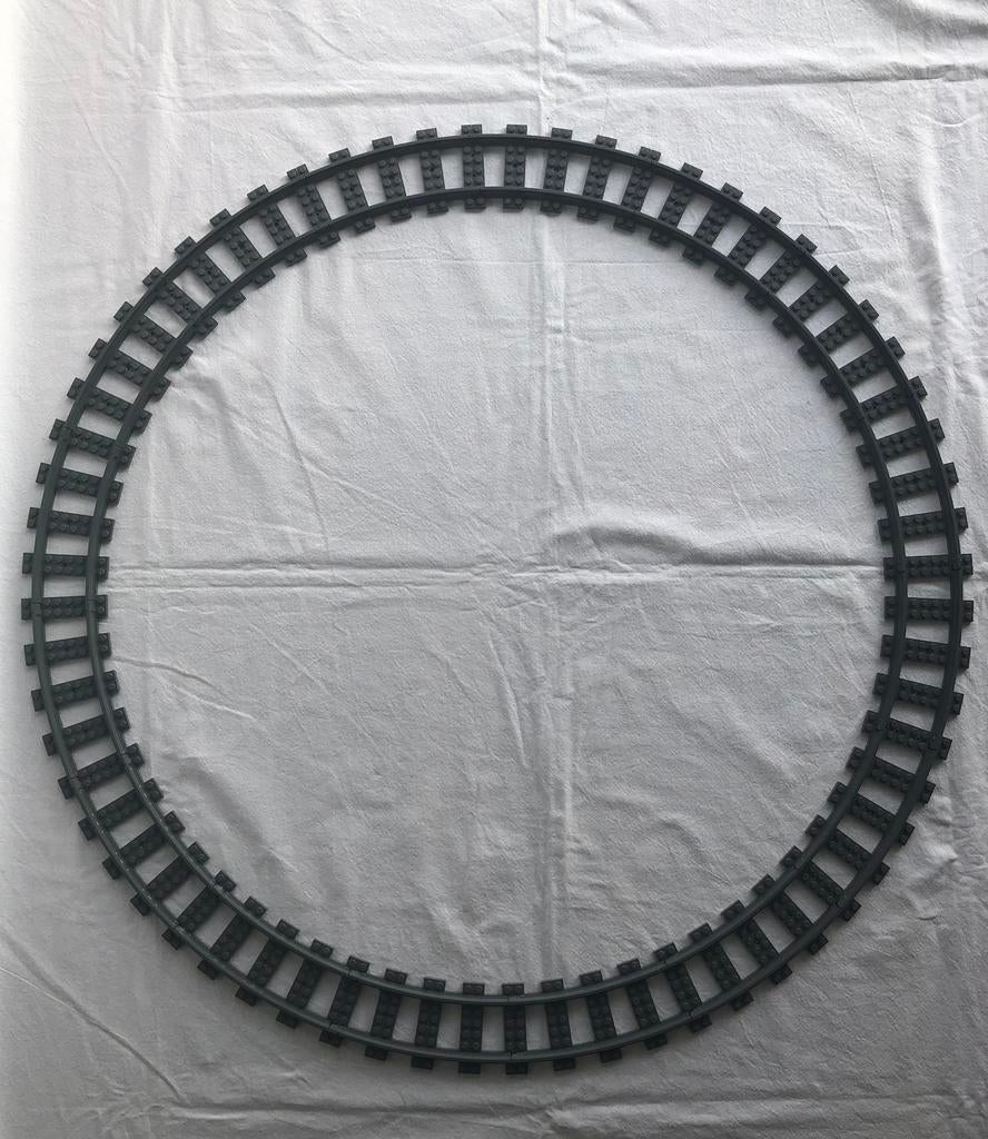 Lego trein rails / spoor - 16 nieuwe bochten (cirkel), Kinderen en Baby's, Speelgoed | Duplo en Lego, Nieuw, Lego, Losse stenen