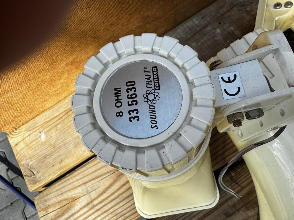 Megafoon speakers Sound Craft Conrad 8 Ohm, Audio, Tv en Foto, Luidsprekers, Overige merken, Gebruikt, Overige typen, Ophalen of Verzenden