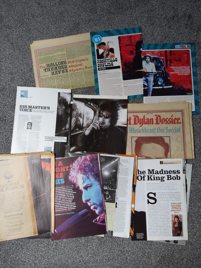Bob Dylan, Ophalen of Verzenden, Zo goed als nieuw, Boek, Tijdschrift of Artikel