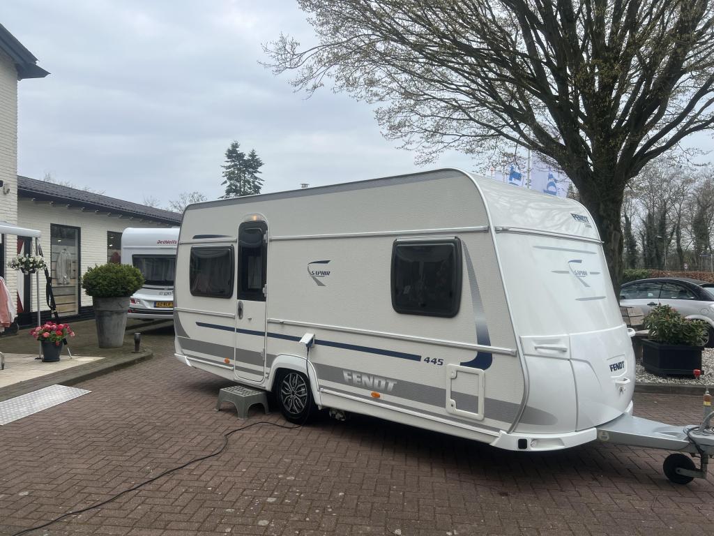 Fendt Saphir 445 TFB Mover,Voortent, Caravans en Kamperen, Rondzit, Tot en met 2, Bedrijf, Schokbreker
