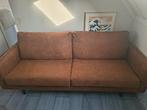 Leen Bakker 2,5-zits bank Collin imitatieleer cognac, Ophalen, Overige materialen, Driepersoons, 75 tot 100 cm