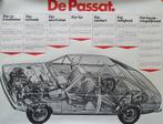VW Passat poster 70er jaren, Verzenden, Rechthoekig Liggend, Zo goed als nieuw, A1 t/m A3