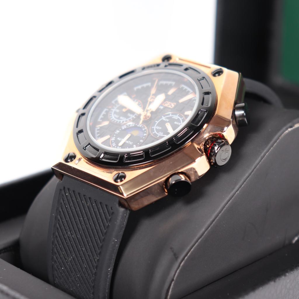 Gamages London Vault  Rose Black   Horloge (48mm) - A Grade, Gamages of London, Gebruikt, Info@gamages.london, 164-182 Oxford Street, Westminster