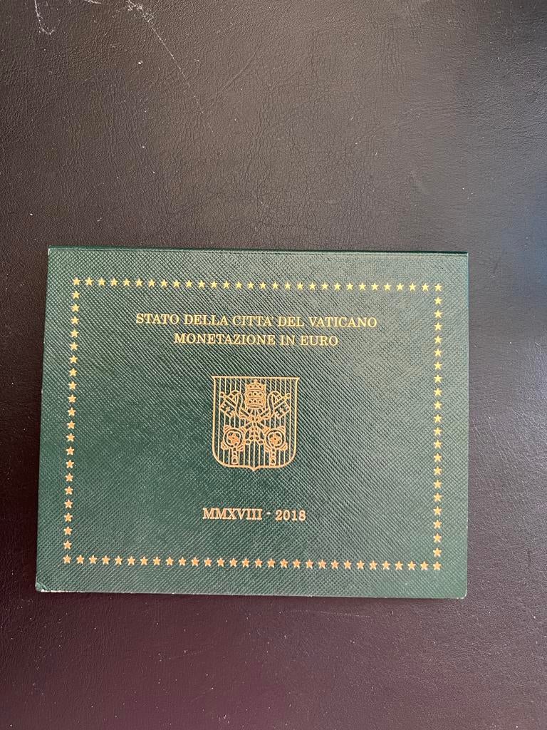 054 - Vaticaanstad 2018 - BUNC in blister nieuw, Postzegels en Munten, Munten | Europa | Euromunten, Setje, Overige waardes, Vaticaanstad