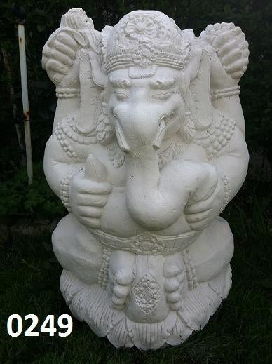 Hindoestaanse god ganesha. groot  nr 0249, Tuin en Terras, Tuinbeelden, Ophalen, Nieuw, Beton, Abstract beeld
