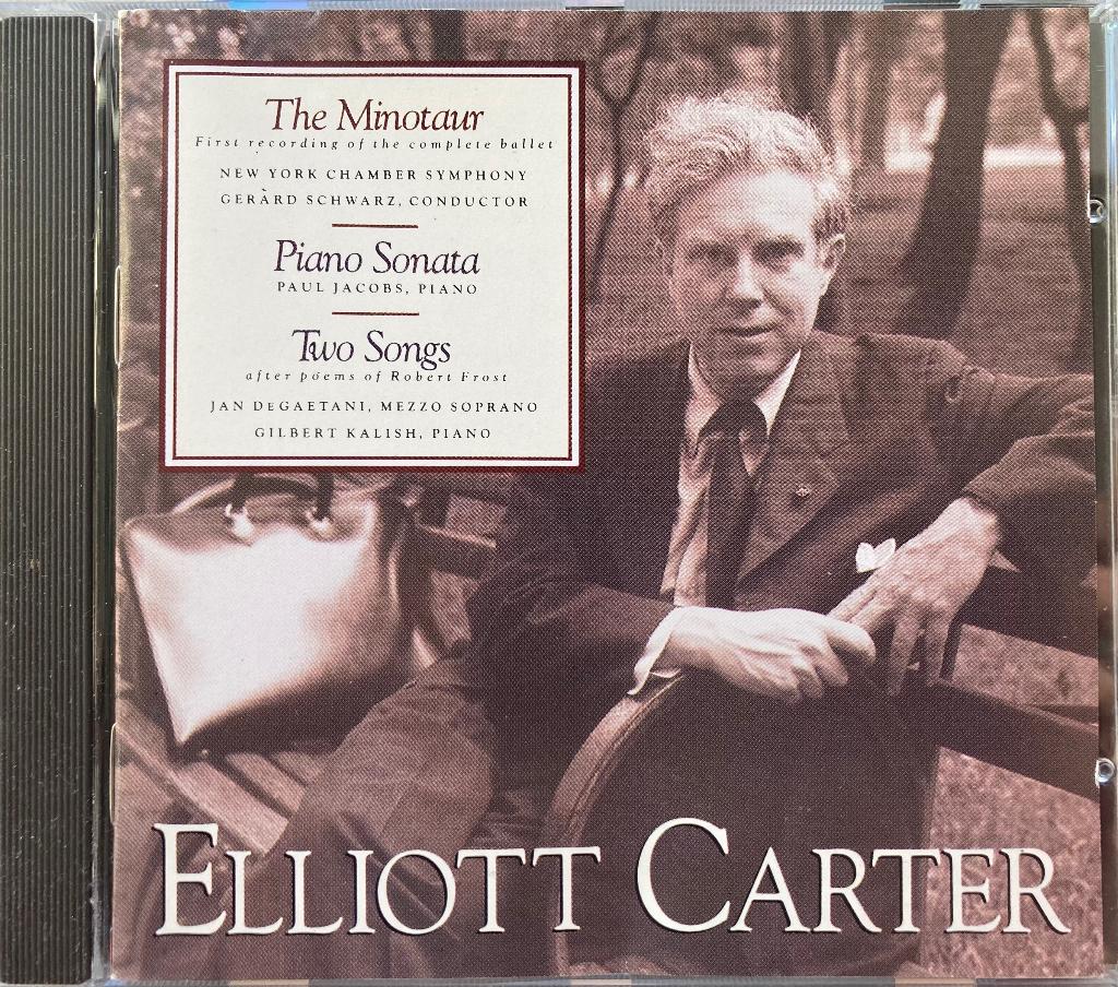Elliott Carter | The Minotaur/Piano Sonata | Schwarz/Jacobs, Ophalen of Verzenden, Modernisme tot heden, Gebruikt, Overige typen