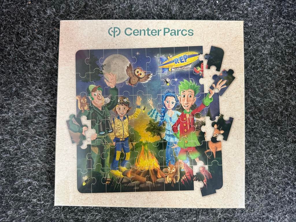 Center Parcs Orry & Friends Puzzel - 60 Stukjes, Kinderen en Baby's, Speelgoed | Kinderpuzzels, Zo goed als nieuw, 2 tot 4 jaar