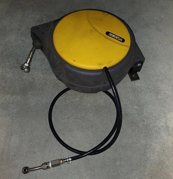Zeca AM85/10 Lucht-waterhaspel 16m slang 10mm, Doe-het-zelf en Verbouw, Gereedschap | Overige machines, Gebruikt, Ophalen of Verzenden