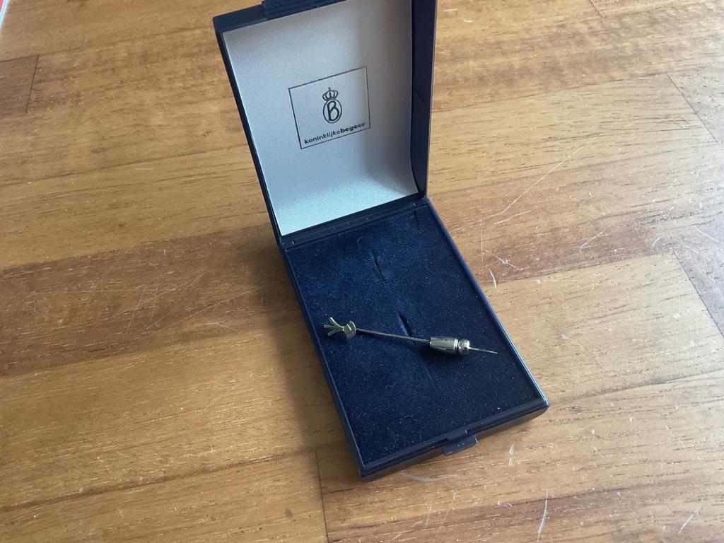 Koninklijke Begeer broche pin, Ophalen of Verzenden, Zo goed als nieuw, Transport