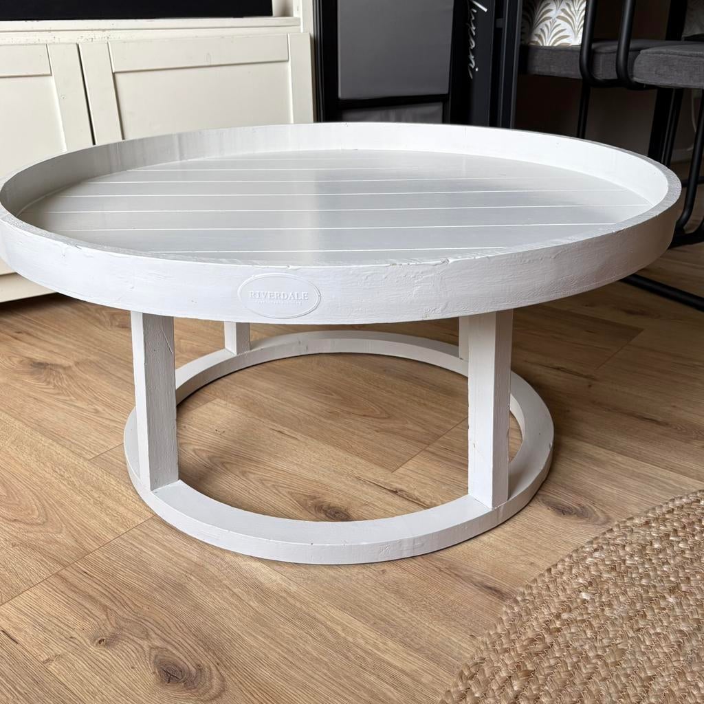 Salontafel Riverdale, Huis en Inrichting, Tafels | Salontafels, Gebruikt, Minder dan 50 cm, 50 tot 100 cm, 50 tot 100 cm, Rond