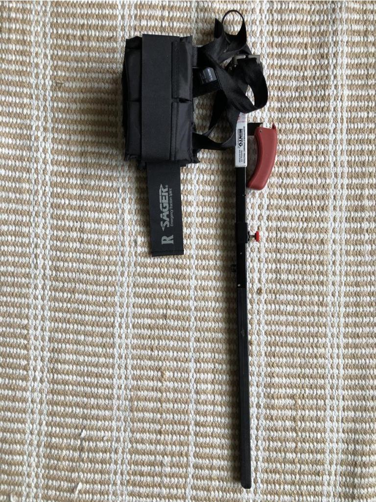 Sager spalkset (traction splint) uit US army in foudraal, Ophalen of Verzenden, Niet ingevuld, Niet ingevuld, Niet ingevuld