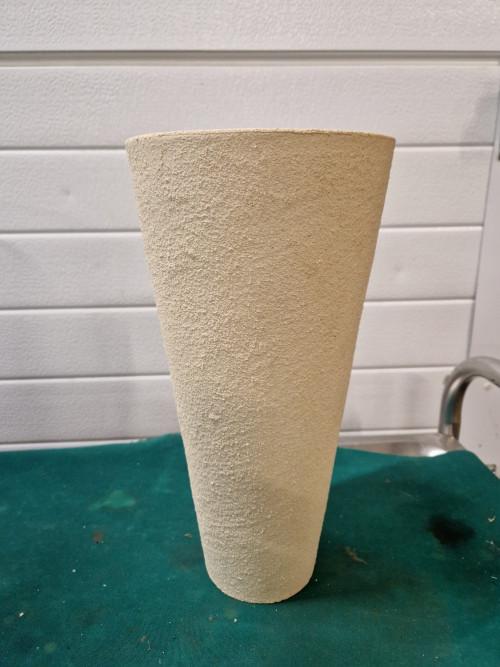 vaas creme ruw nieuw, Ophalen of Verzenden, 'T Olde Gre-j, Info@toldegrej.nl, Endepoelstraat 20f Didam