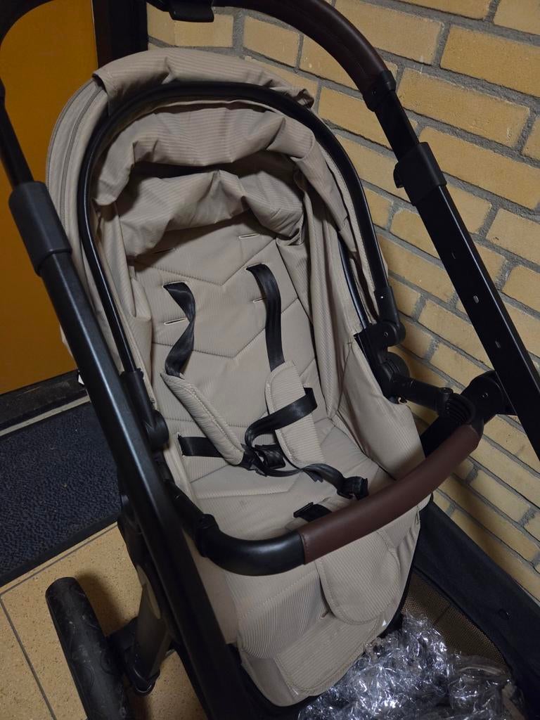 Topmark duo kinderwagen beige, Gebruikt, Verstelbare rugleuning, Ophalen, Overige merken