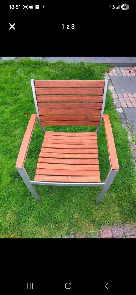 4 tuinstolen, Ophalen