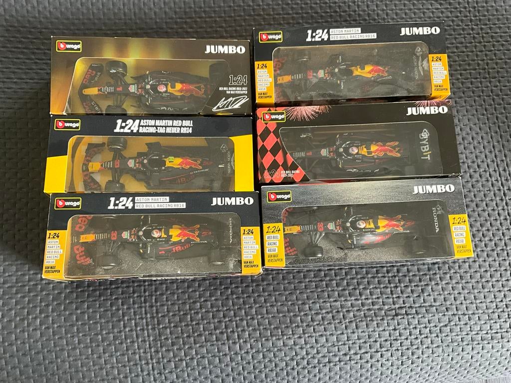 Bburago Red Bull Racing F1 schaalmodellen 1:24 - Max Verstap, Ophalen, Nieuw, Auto, Bburago
