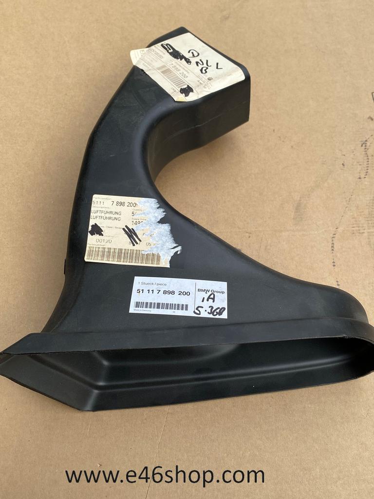 BMW M6 LUCHTGELEIDER RECHTS OEM 51117898200 NIEUW ORG BMW, Auto-onderdelen, -, -, Nieuw, Ophalen of Verzenden