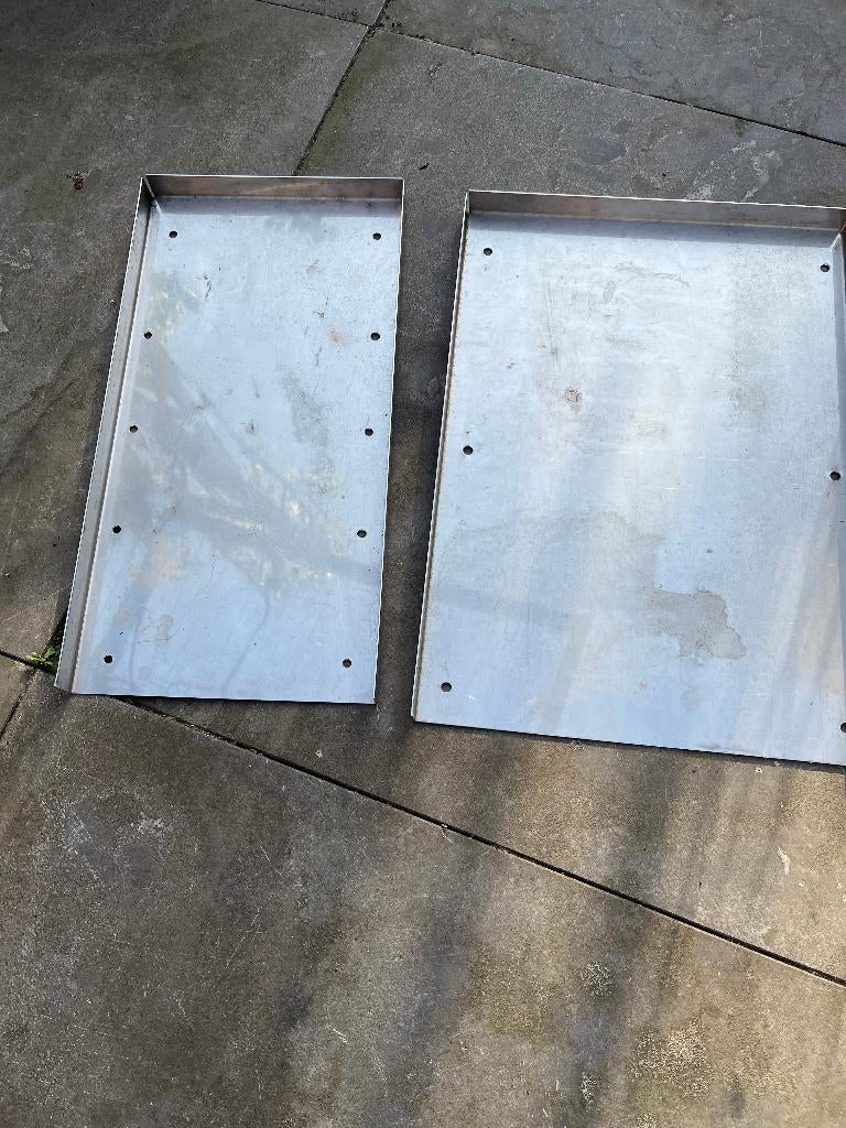 rvs platen, Ophalen, Zo goed als nieuw, Overige materialen