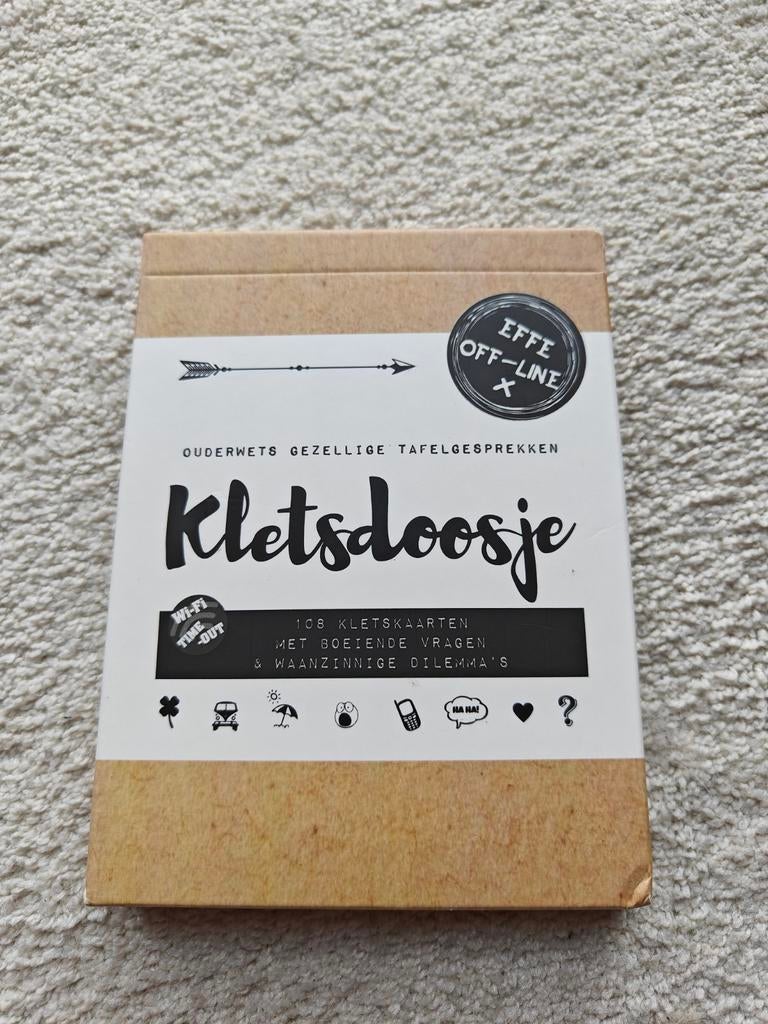 Kletsdoosje - Ouderwets gezellige tafelgesprekken, Ophalen of Verzenden, Nieuw