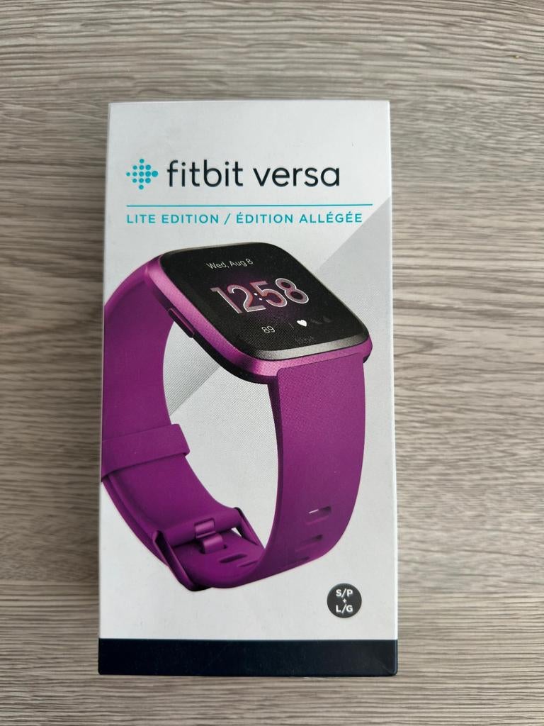 Nieuwe Fitbit Versa Lite Edition - Nog Geseald!, Sieraden, Tassen en Uiterlijk, Activity trackers, Paars, Nieuw, Ophalen of Verzenden