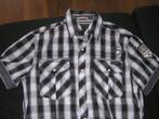 Grijs-wit geblokte blouse Silver Creek maat S, Kleding | Heren, Overhemden, Halswijdte 38 (S) of kleiner, Nieuw, Ophalen of Verzenden