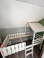 Half hoogslaper met dakje en trap, Ophalen of Verzenden, Gebruikt, Halfhoogslaper