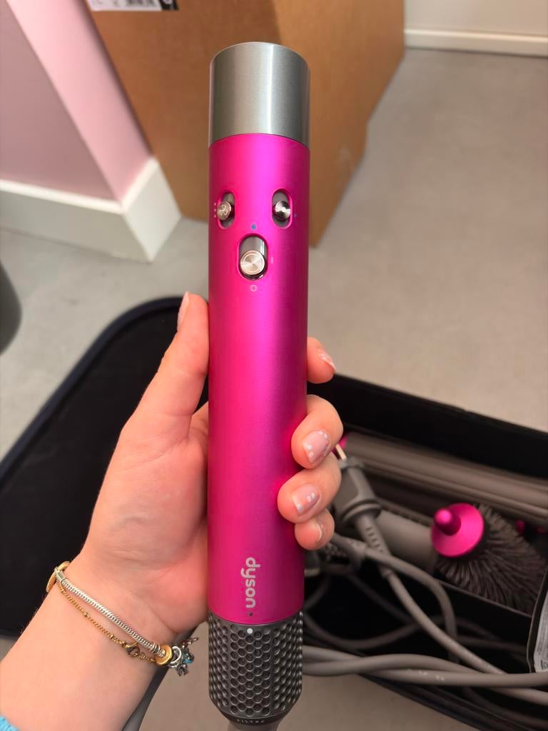 Dyson Airwrap Complete Long, Ophalen of Verzenden, Zo goed als nieuw, Föhn of Haardroger