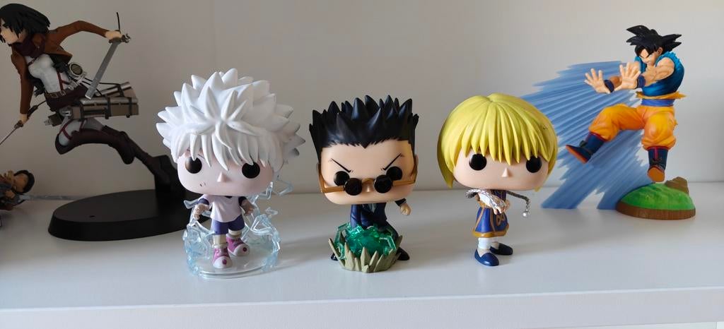 Hunter X Hunter Funko Pops - Killua, Kurapika & Leorio, Ophalen of Verzenden, Paard, Beeldje of Figuurtje