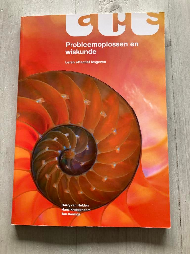 Probleemoplossen en wiskunde - Leren effectief lesgeven, Ophalen of Verzenden, Beta, Zo goed als nieuw, HBO