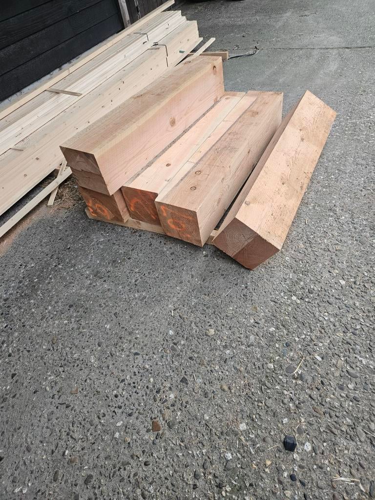 Douglas balken 250x250  1200lang, Tuin en Terras, Ophalen, 250 cm of meer, Balken