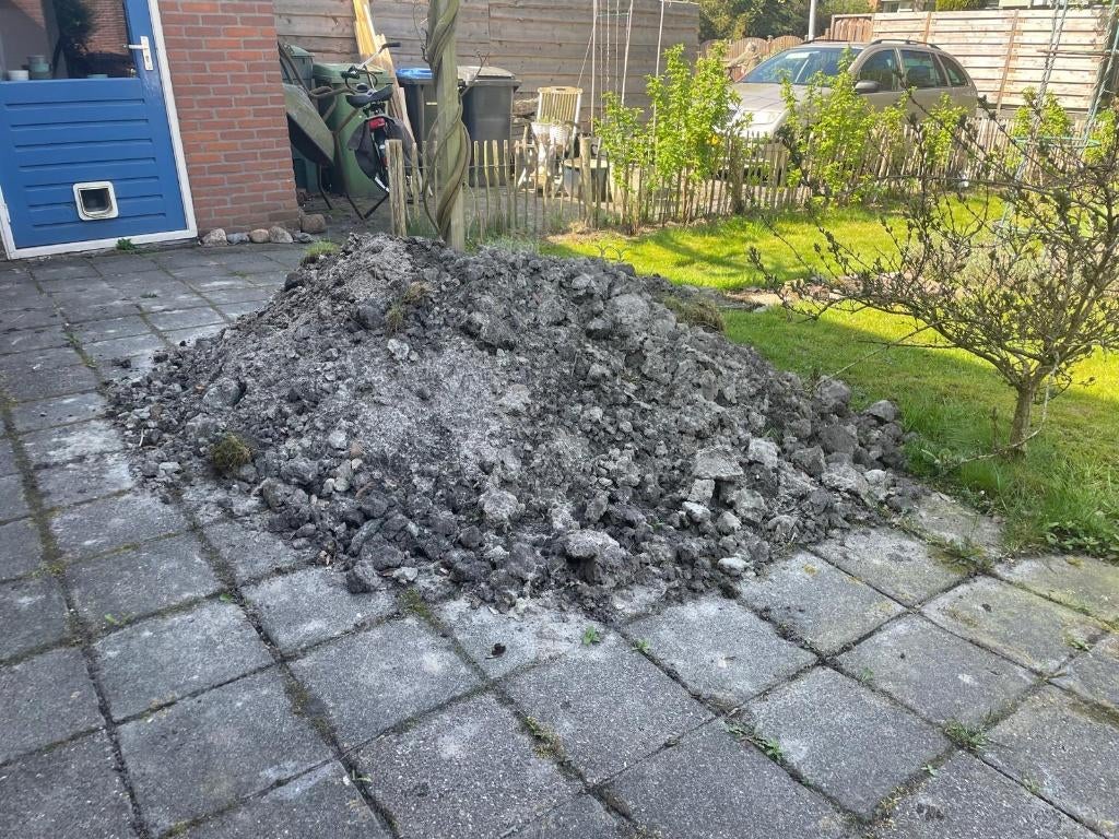 GRATIS afhalen ca. 1 kuub grond. Klei/leem/zand, Ophalen, Gebruikt, Overige typen