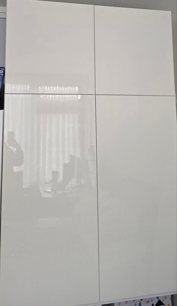 IKEA Besta Deuren Hoogglans Wit (4 stuks), Ophalen, Zo goed als nieuw