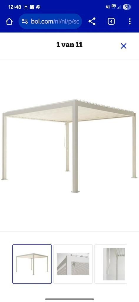 Sorara Mirador Tuinpaviljoen 3.6x3.6m - Nieuw in doos, Tuin en Terras, Overkappingen, Nieuw, Ophalen