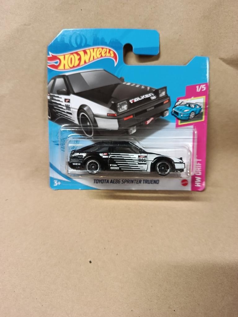 Hotwheels toyota ae86 sprinter trueno, Ophalen of Verzenden, Nieuw, Auto
