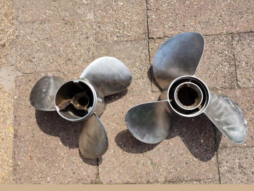 Bravo 3 Duoprop 26P RVS Mercruiser schroeven, Watersport en Boten, Bootonderdelen, Ophalen, Gebruikt, Motor en Techniek, Motorboot