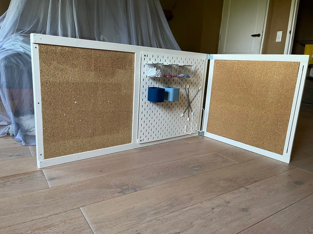 Pegboard - bureau organiser - prikbord - privacy board, Ophalen