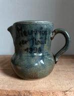 Donker Grijs / groen frans aardewerk kannetje 5, Antiek en Kunst, Ophalen of Verzenden