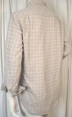 ERMENEGILDO ZEGNA ‍️ flanellen overhemd mt IV L, Ermenegildo Zegna, Verzenden, Beige, Zo goed als nieuw