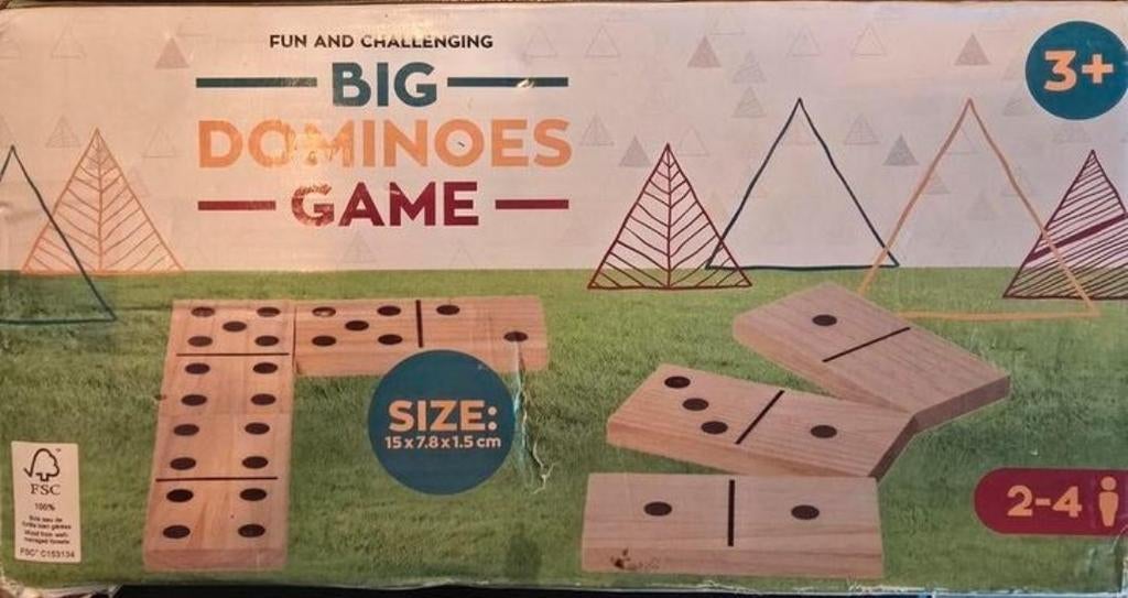 Groot Dominospel - Houten Dominostenen voor Buiten, Ophalen