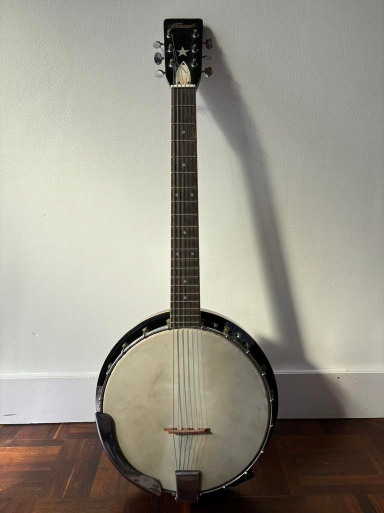 Banjo zes snaren, Muziek en Instrumenten, Snaarinstrumenten | Banjo's, Ophalen, Zo goed als nieuw