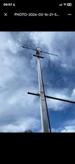 Zendmast 2keer 6meter  aluminium, Ophalen of Verzenden, Gebruikt, Mast