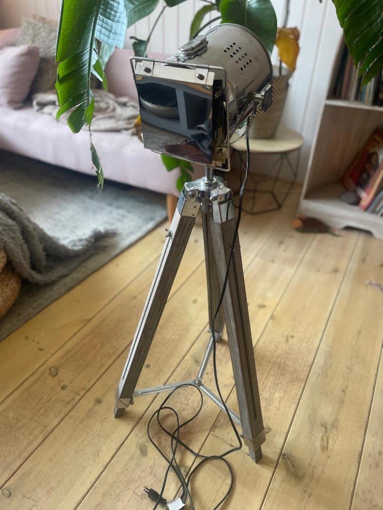 Tripod Filmlamp vloer, Ophalen, Kunststof, 100 tot 150 cm, Zo goed als nieuw