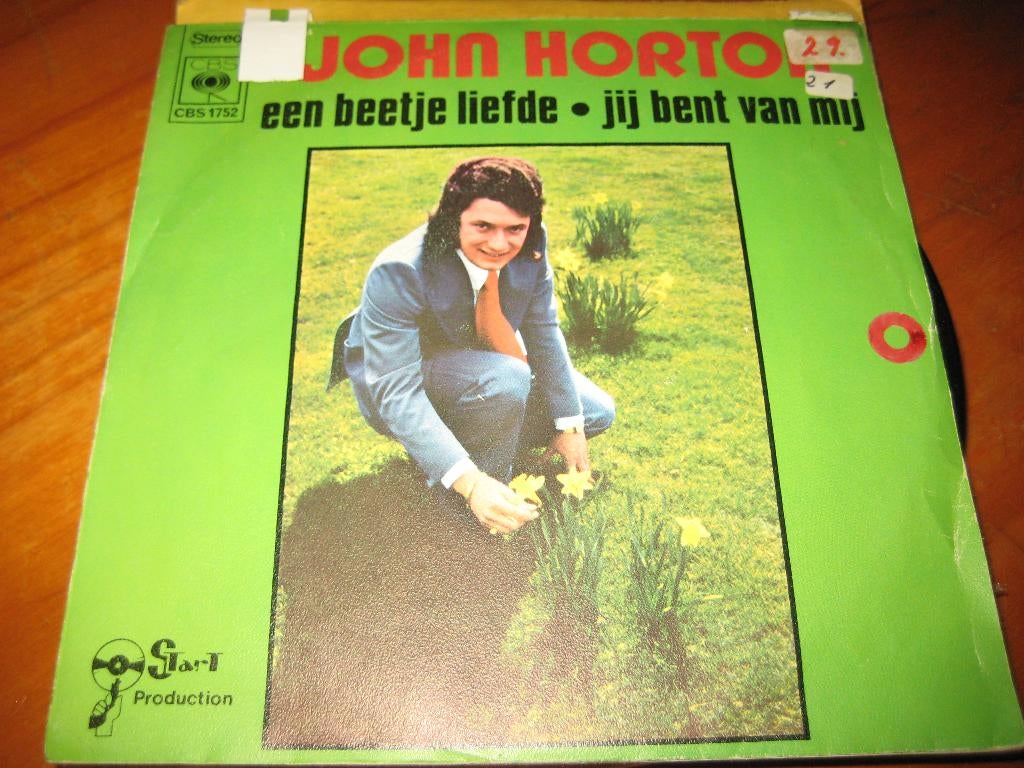 John Horton: Een beetje liefde (NO83), Cd's en Dvd's, Ophalen of Verzenden, Zo goed als nieuw, Nederlandstalig, Single