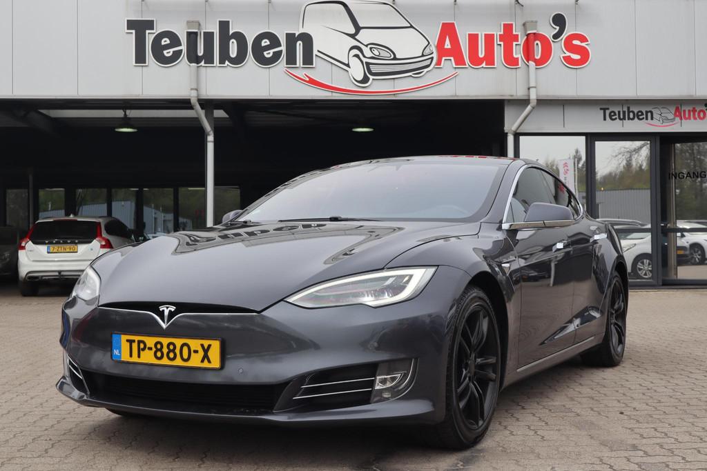 Tesla Model S 100D | SOH 86,4% | Autopilot | Elektrsich glaz, Auto's, Tesla, Stof, 100 kWh, 110 €/maand, Model S