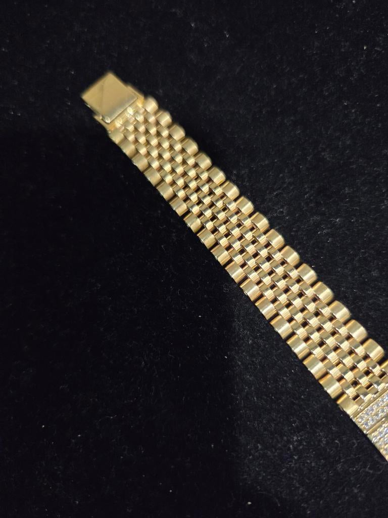 14 k gouden rolex model armband 28,6 gram, Ophalen of Verzenden, Nieuw
