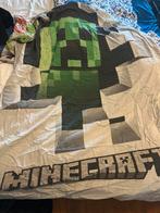 Minecraft Dekbedovertrek - Creeper & TNT Design, Ophalen, Gebruikt, Eenpersoons, Dekbedovertrek