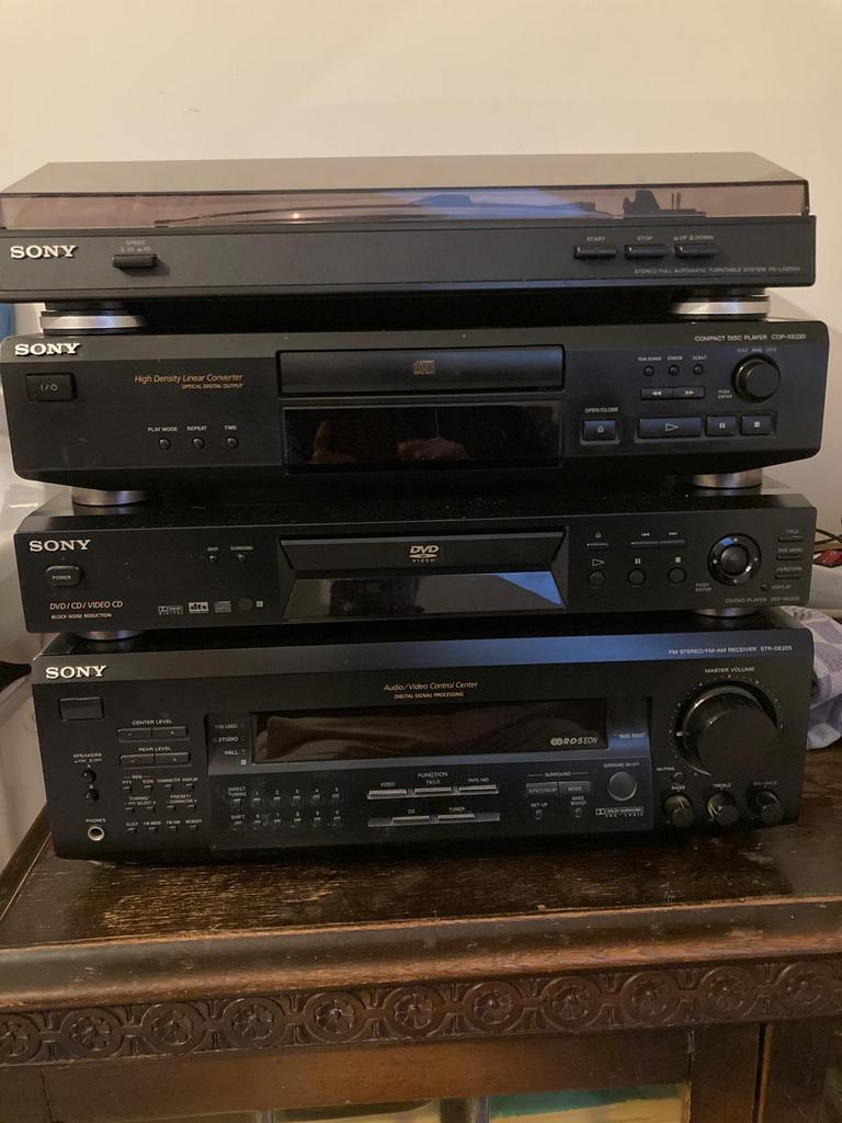 Sony receiver/cd speler/pickup, Ophalen, Gebruikt, 60 tot 120 watt, Sony