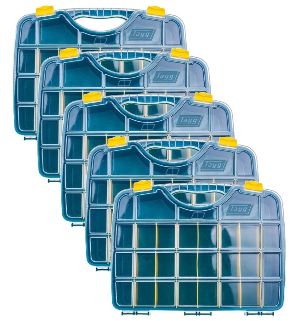 Tayg 24-26 (024009/5) 5 x Assortimentsdoos L460 x B350 x H81, Niet ingevuld, Niet ingevuld, Niet ingevuld