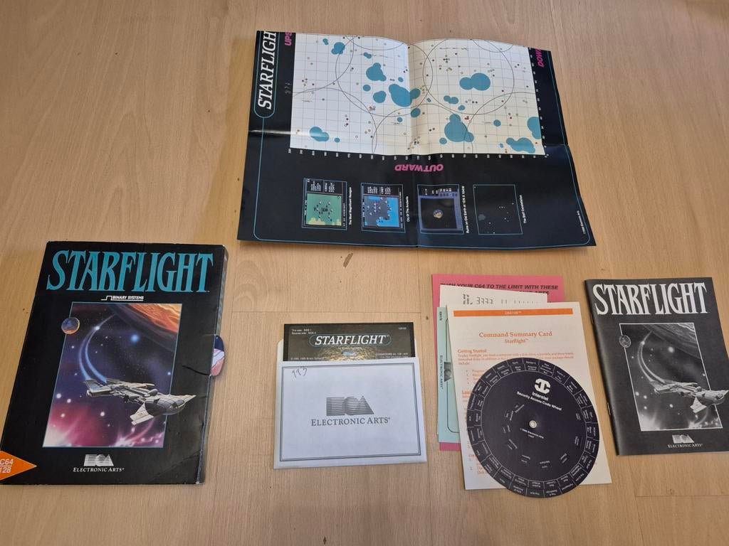 Commodore 64 C64 Disk Spel: Starflight Big Box, Spelcomputers en Games, Games | Overige, Gebruikt, Role Playing Game (Rpg), 1 speler